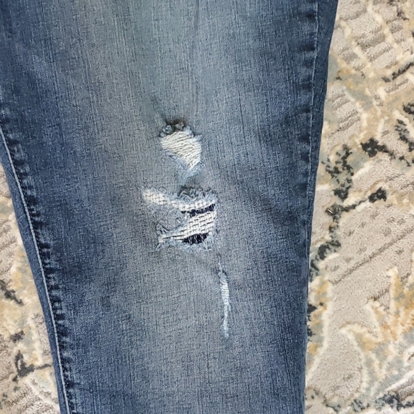 SOLD!!! LANE BRYANT Distressed Skinny Jeans - Picture 4 of 9